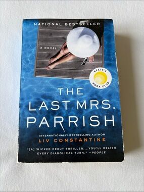 The Last Mrs. Parrish by Liv Constantine - Blue Cover Paperback